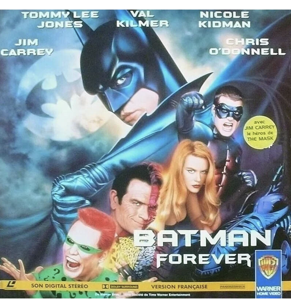 Laserdisc cdv Batman Forever Vf