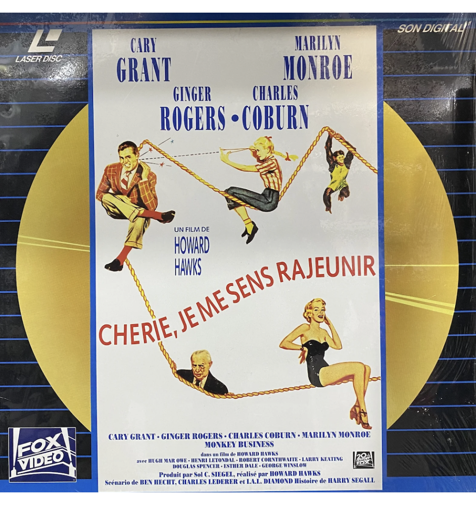 Laserdisc cdv chéri je me sens rajeunir