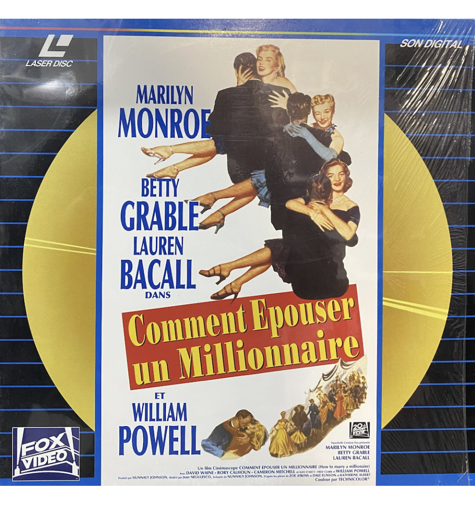 Laserdisc cdv Comment épouser un millionnaire vf