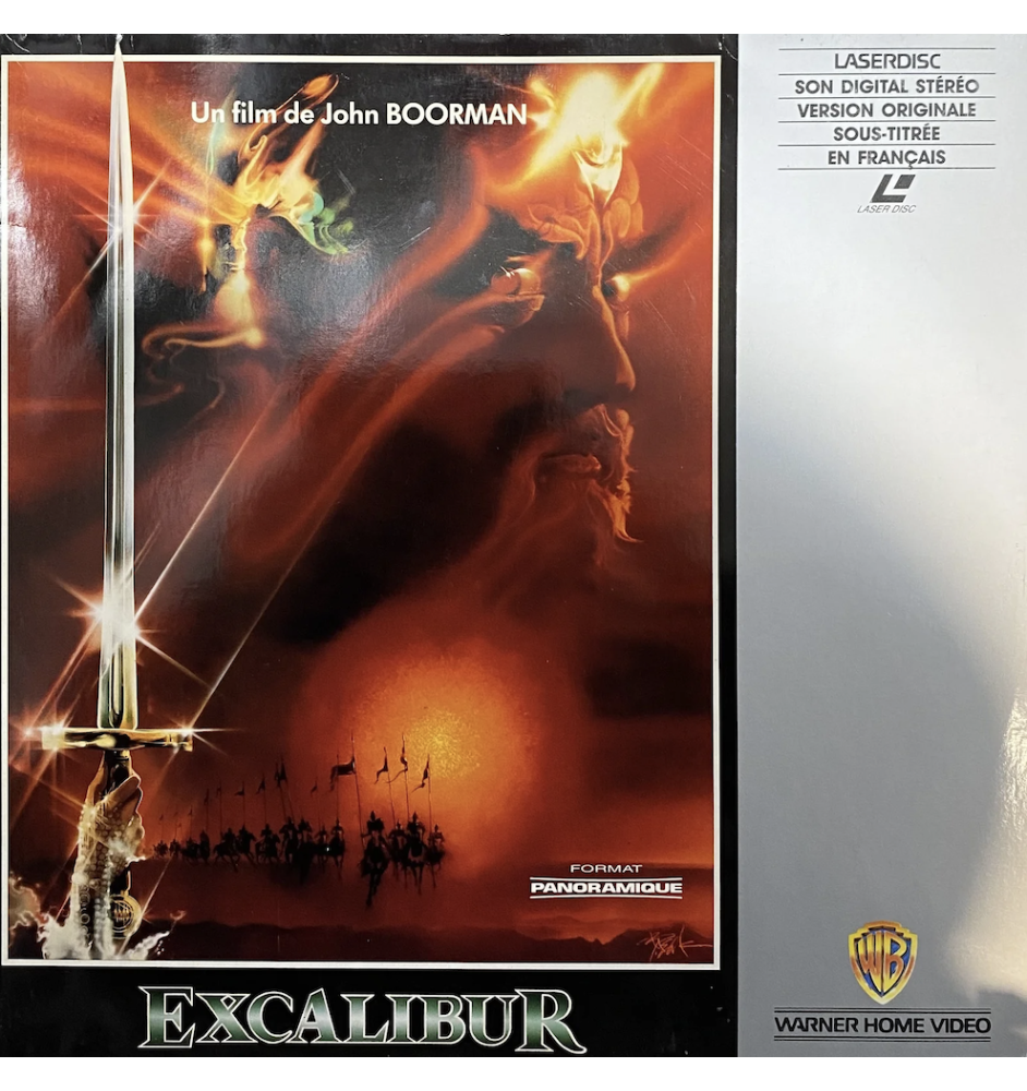 Laserdisc cdv Excalibur vostfr