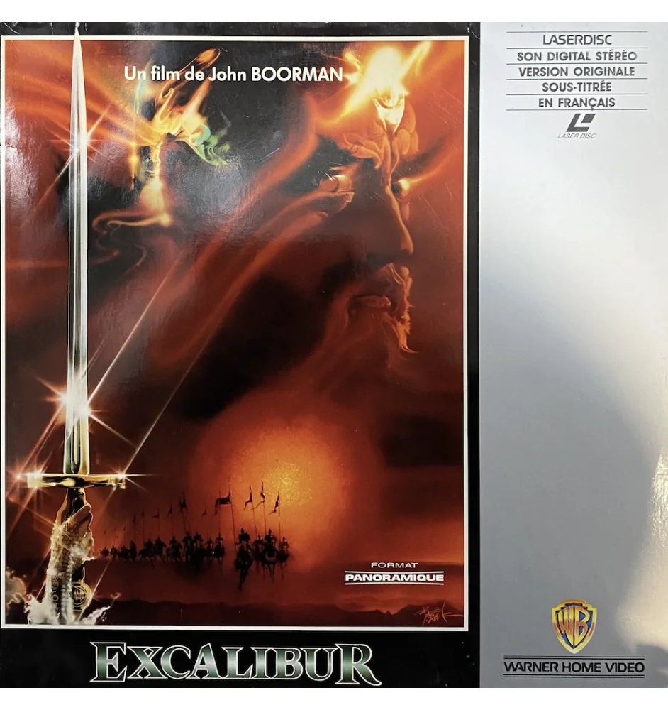 Laserdisc cdv Excalibur vostfr