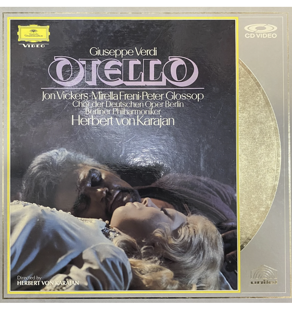 Laserdisc cdv Giuseppe Verdi Otello