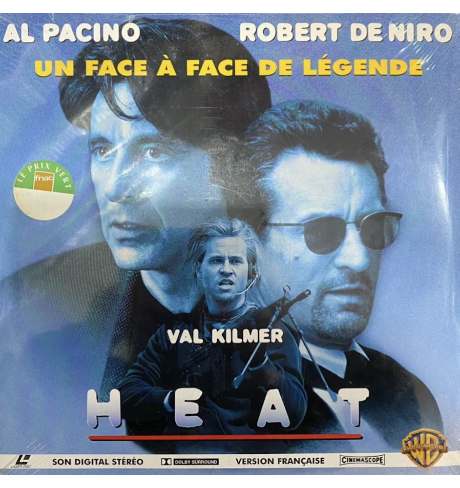 Laserdisc cdv Heat double disque VF neuf