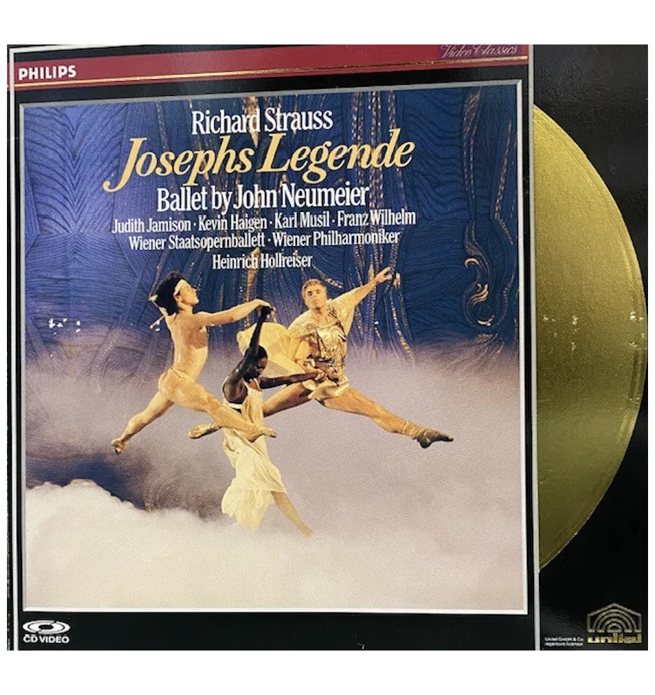 Laserdisc cdv Joseph Légende de Richard Strauss