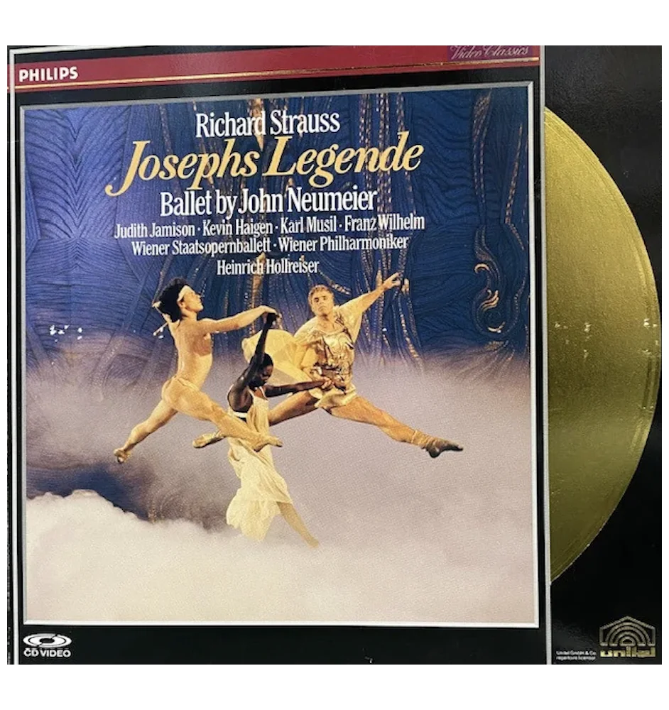 Laserdisc cdv Joseph Légende de Richard Strauss