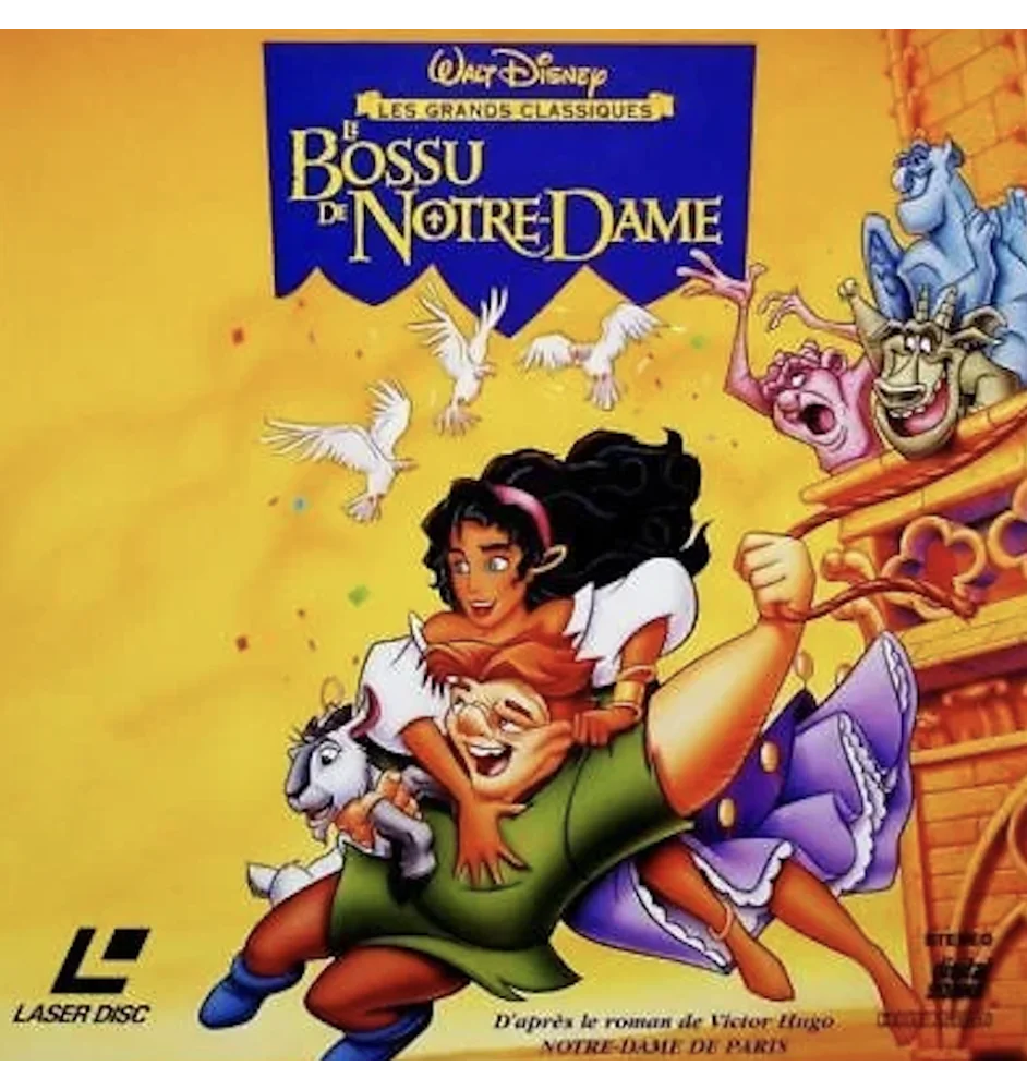 Laserdisc cdv Le bossu de notre dame
