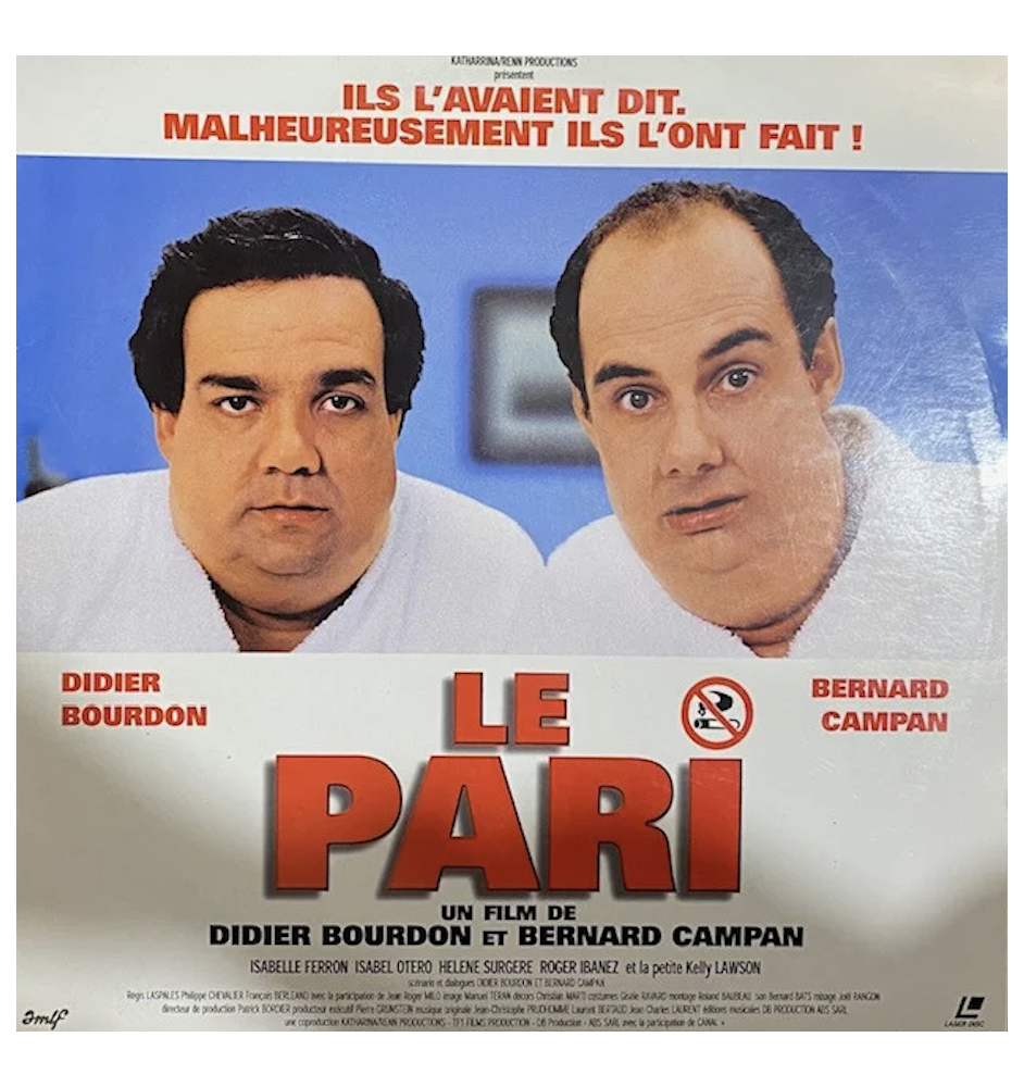 Laserdisc cdv Le pari vf