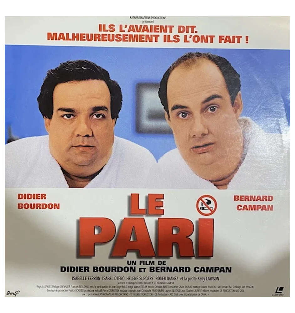 Laserdisc cdv Le pari vf