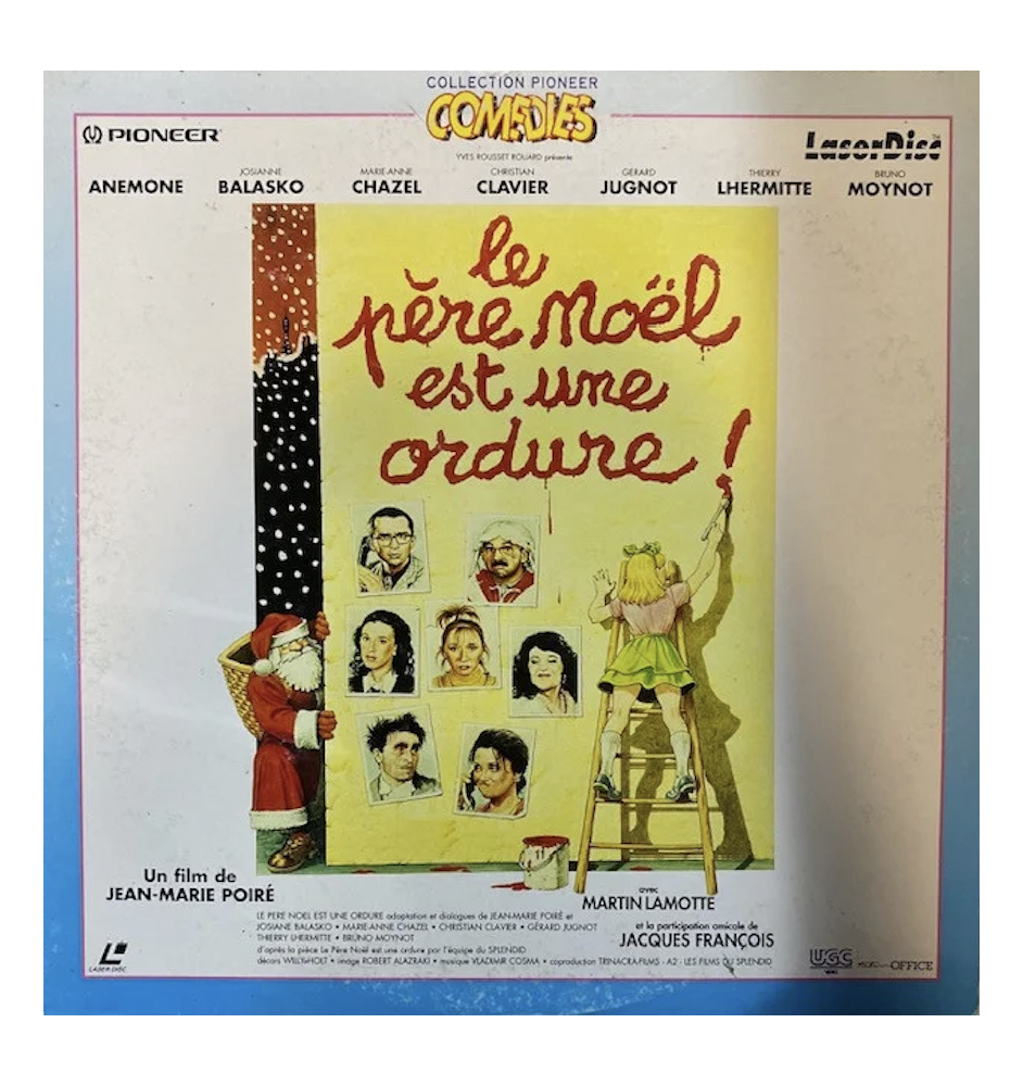 Laserdisc cdv Le pere noel est une ordure vf
