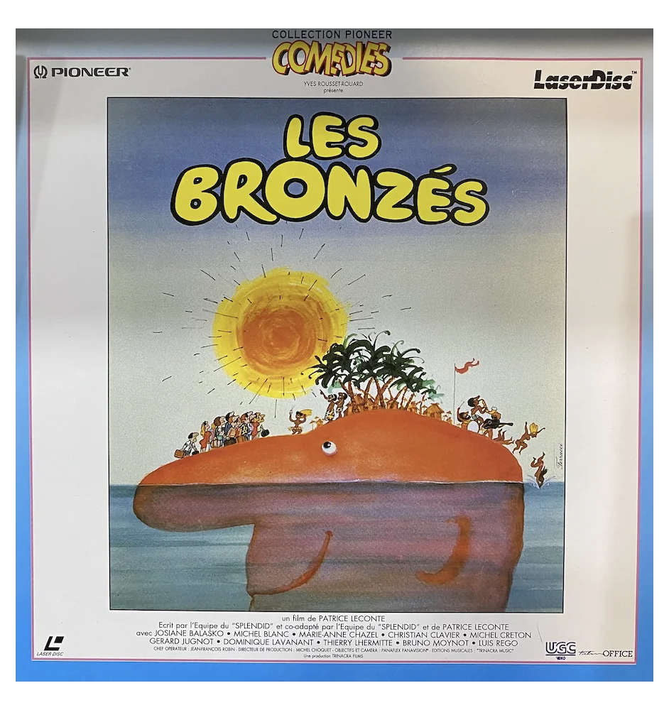 Laserdisc cdv Les bronzés vf
