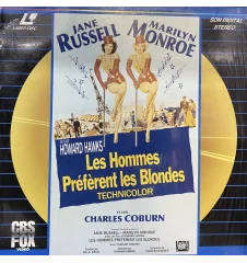 Laserdisc cdv Les hommes préfèrent les blondes vf