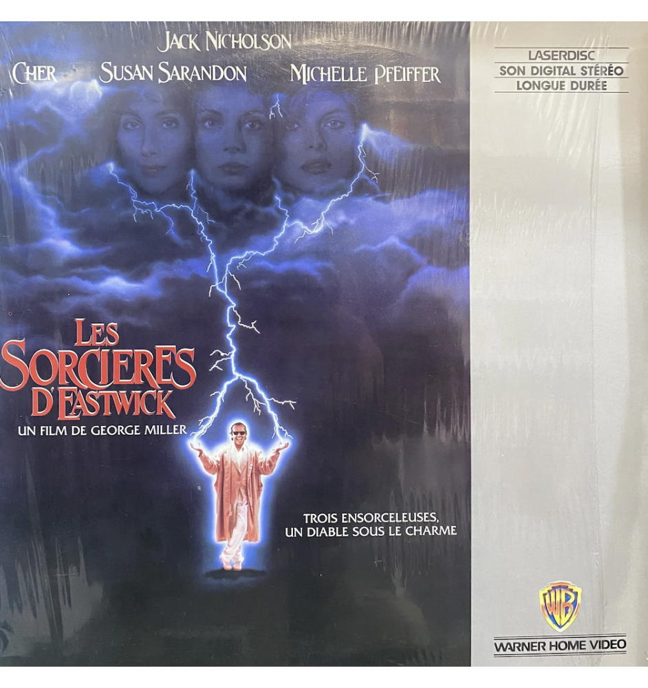 Laserdisc cdv les sorcières D'Eastwick vf