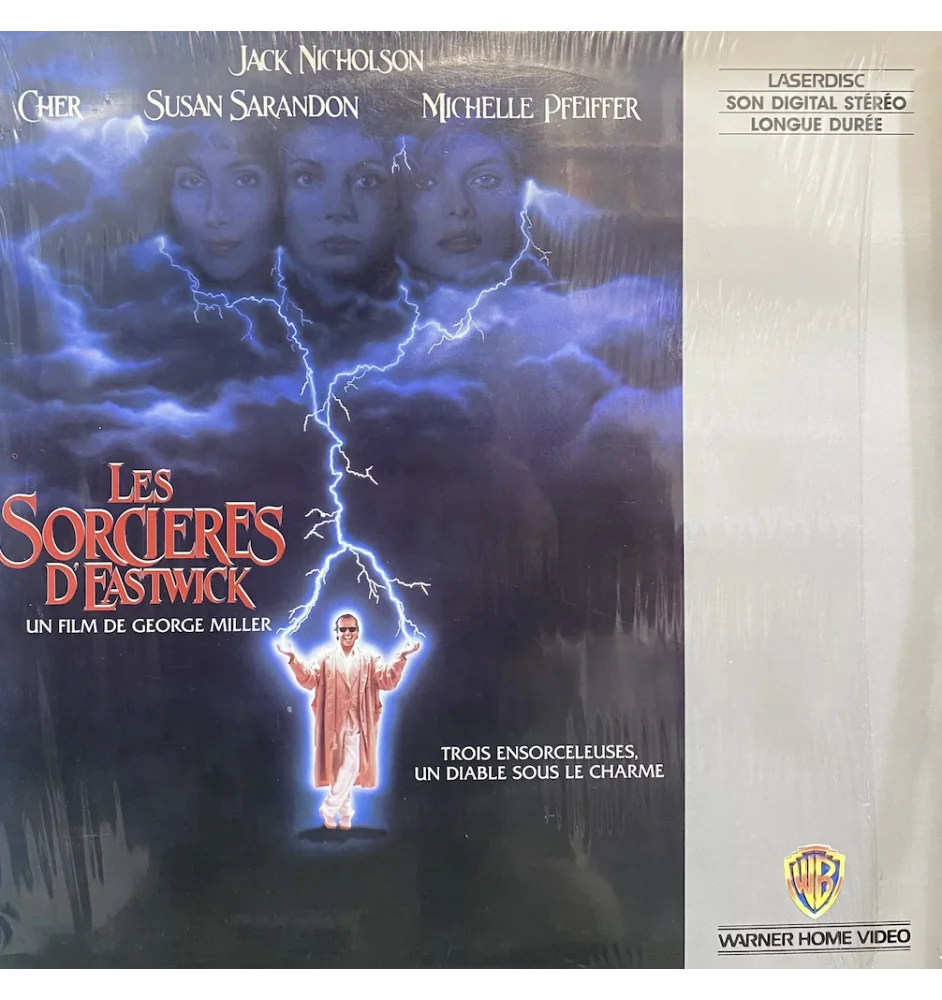 Laserdisc cdv les sorcières D'Eastwick vf