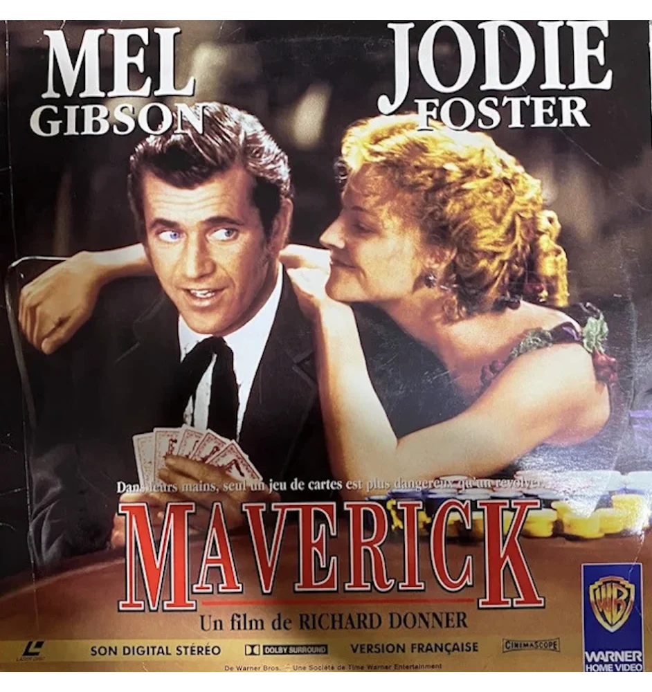 Laserdisc cdv Maverick Vf