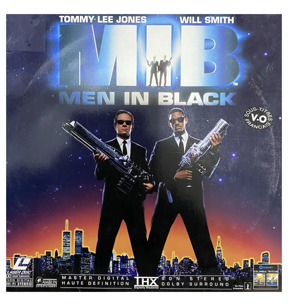 Laserdisc cdv Men In Black Vost Fr
