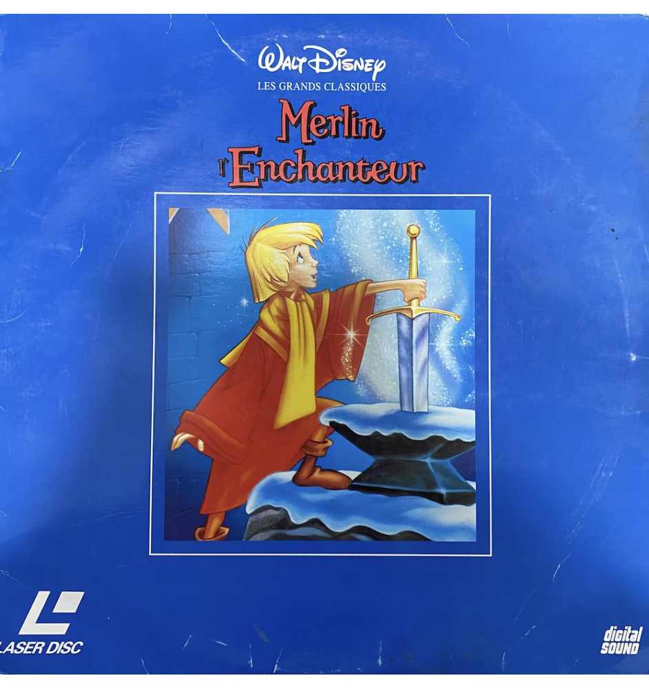 Laserdisc cdv Merlin L'enchanteur Vf