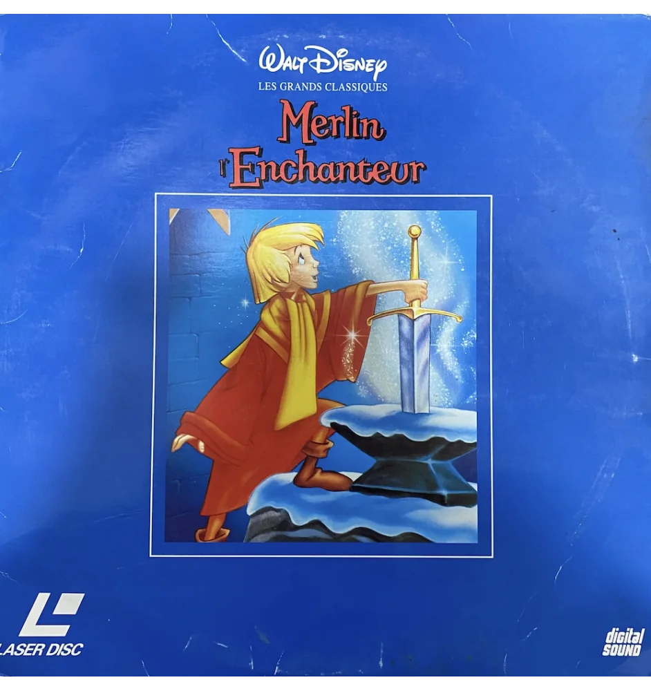 Laserdisc cdv Merlin L'enchanteur Vf
