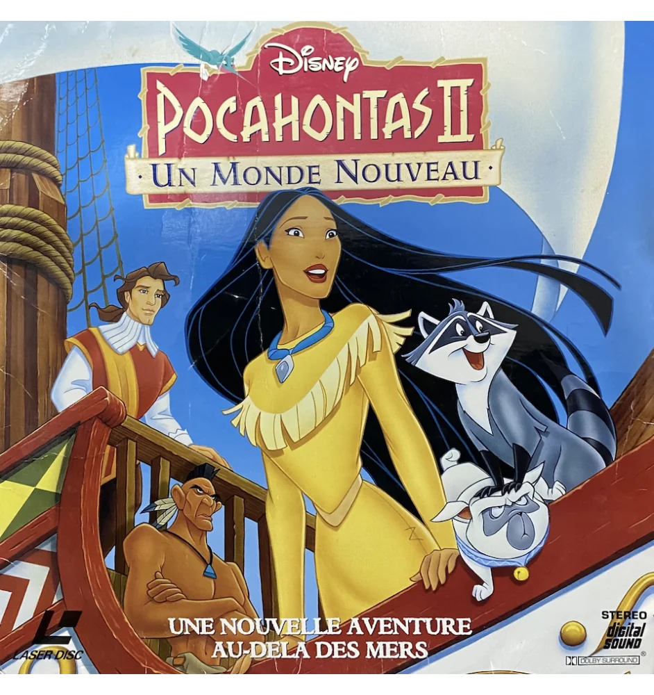 Laserdisc cdv Pocahontas 2 Un Nouveau Monde Vf