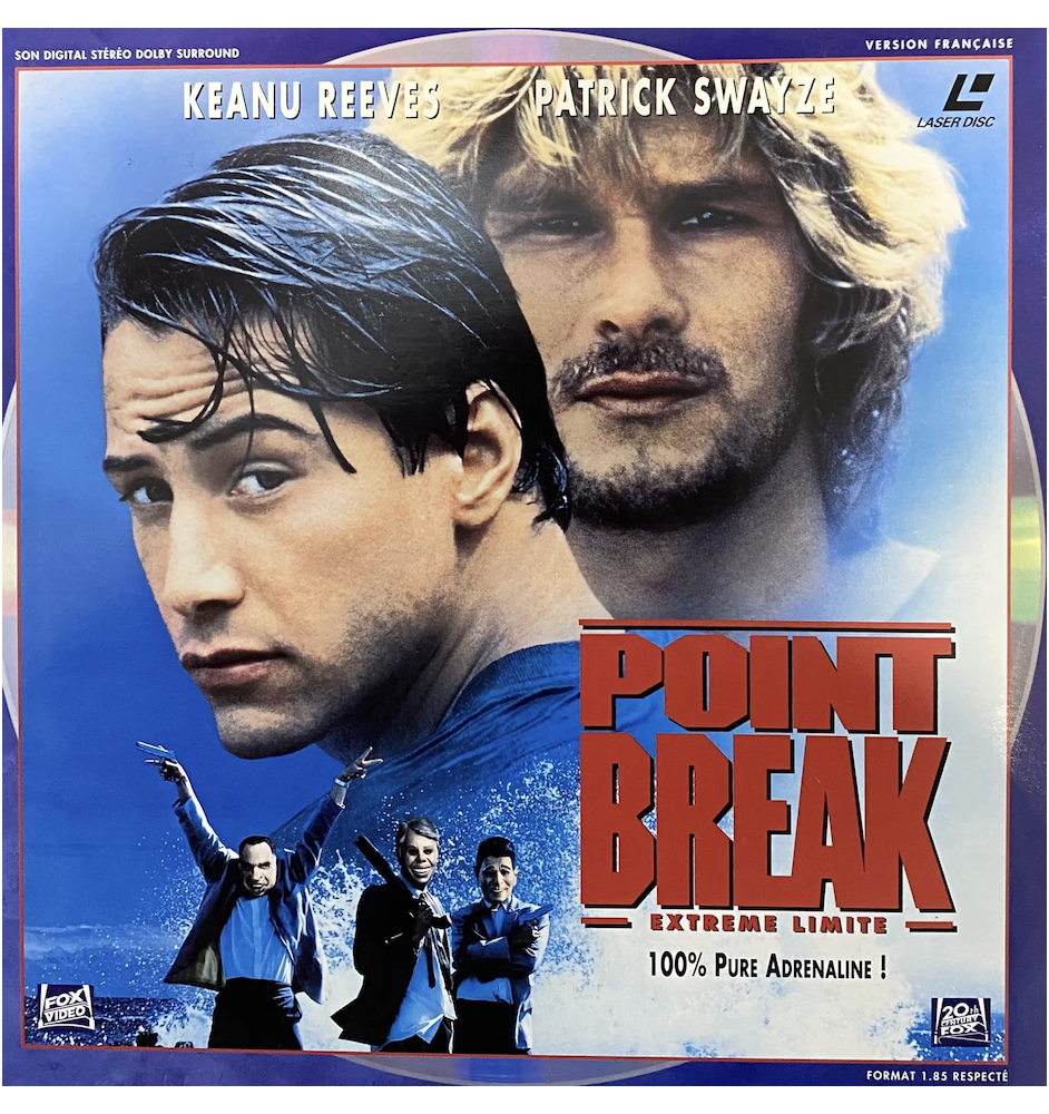 Laserdisc cdv Point Break Extreme Limite Vf
