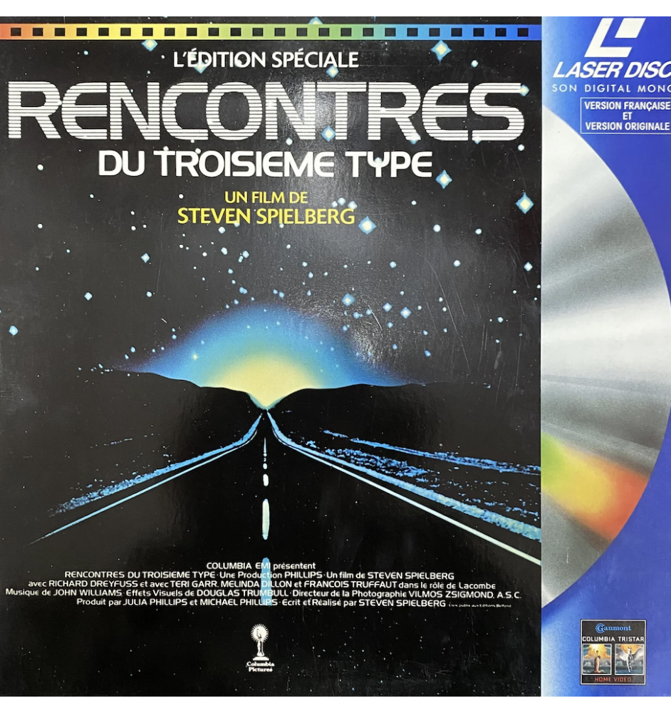 Laserdisc cdv Rencontres Du Troisieme Type Dépliant Double Disc Vf Et Vost