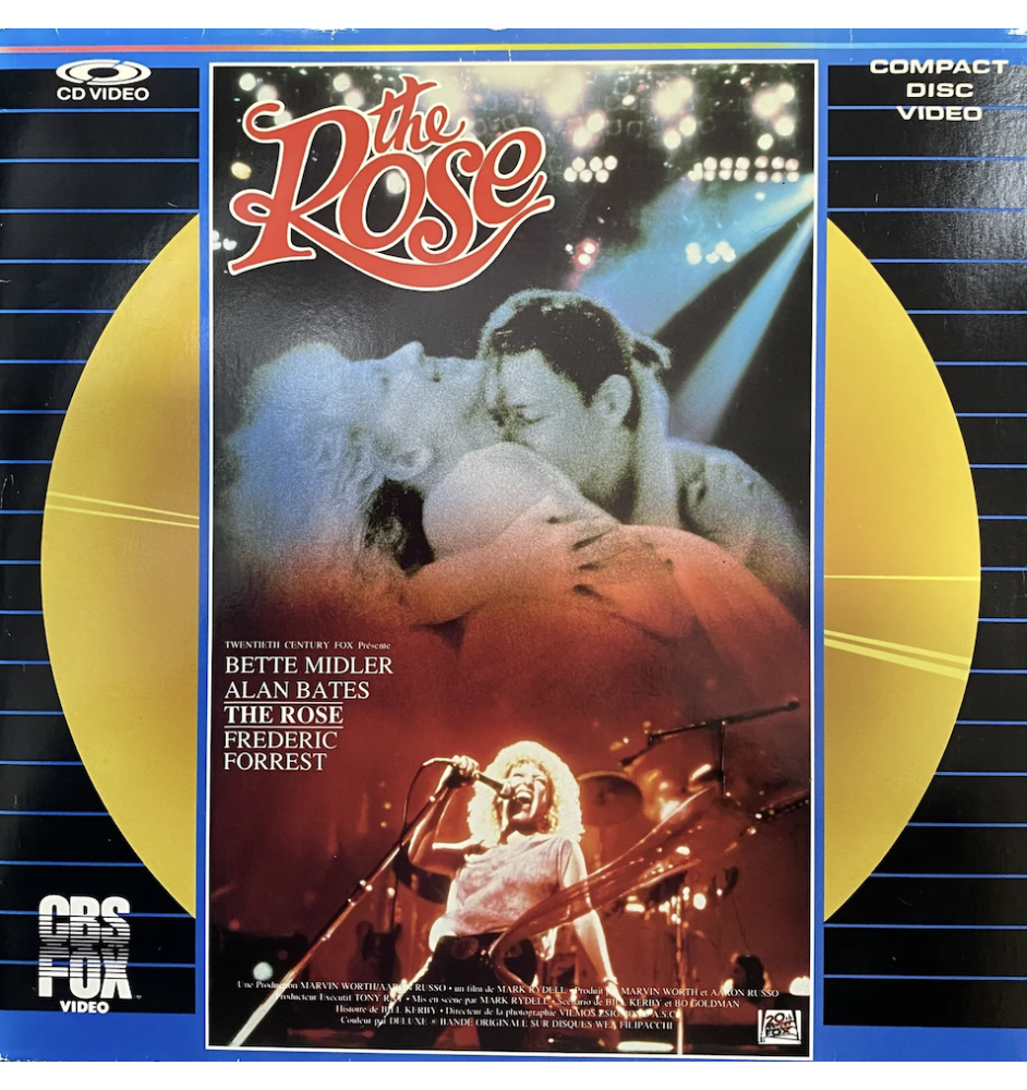 Laserdisc cdv The Rose Vf