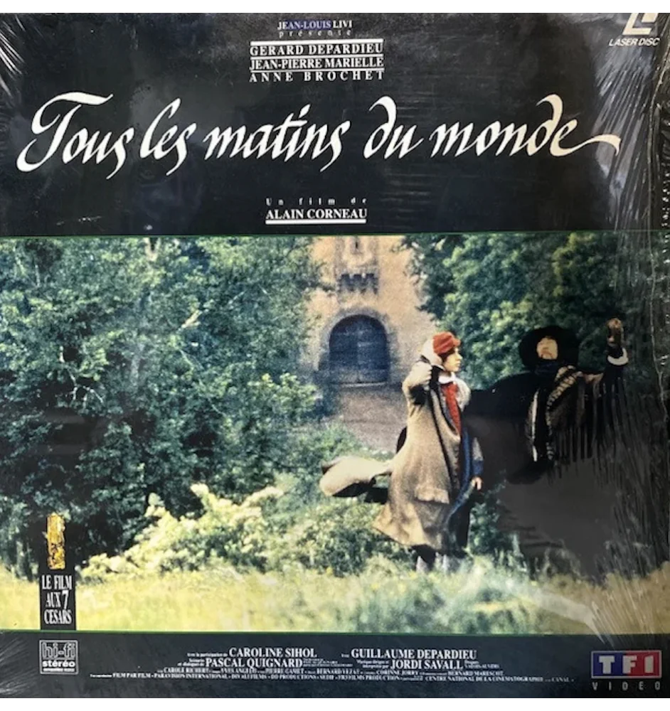 Laserdisc cdv tous les matins du monde Vf