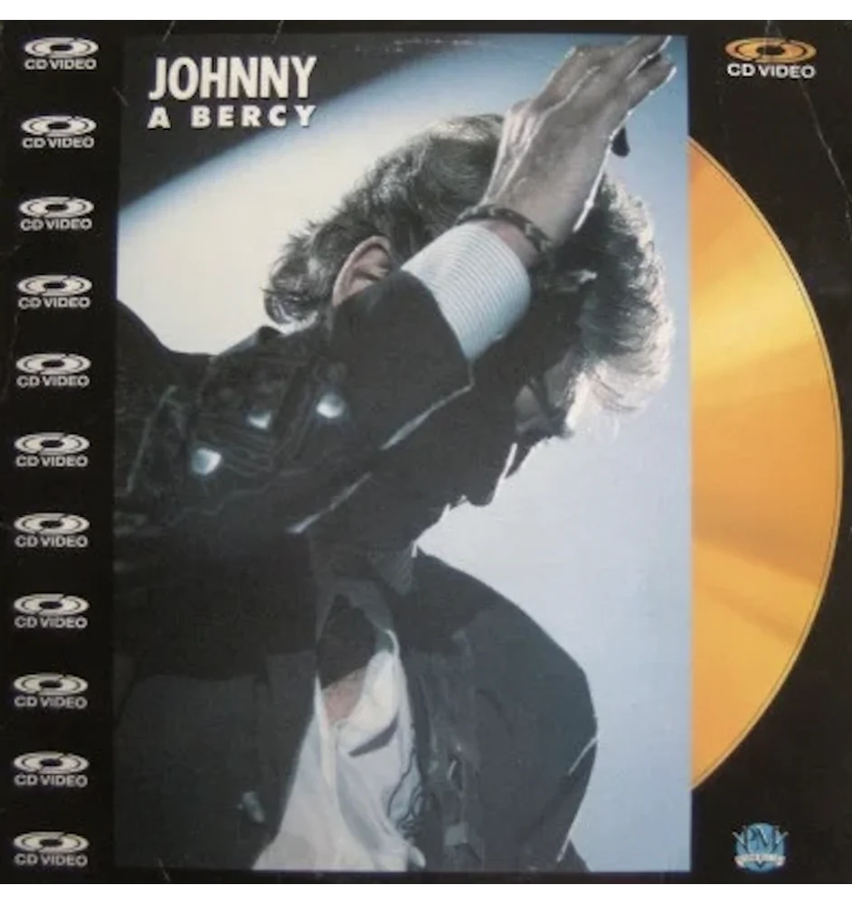 Laserdisc cdv video Johnny à Bercy