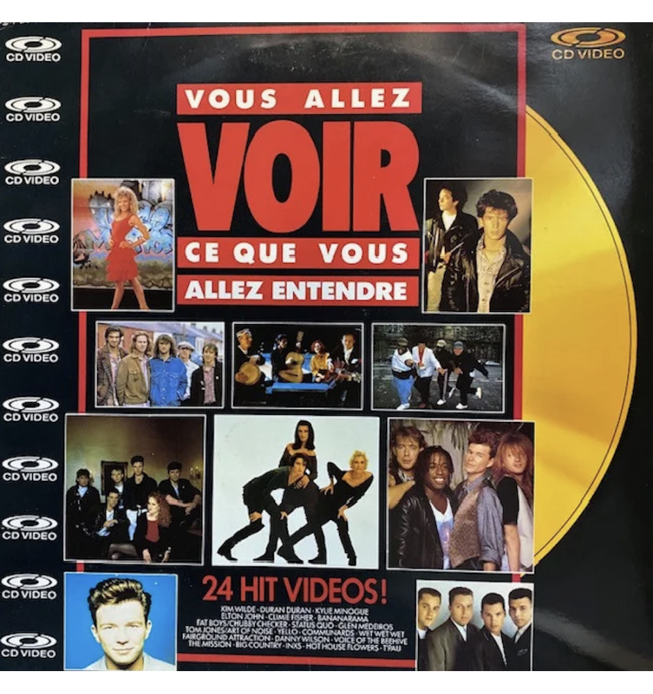 Laserdisc cdv Vous Allez Voir Ce Que Vous Allez Entendre