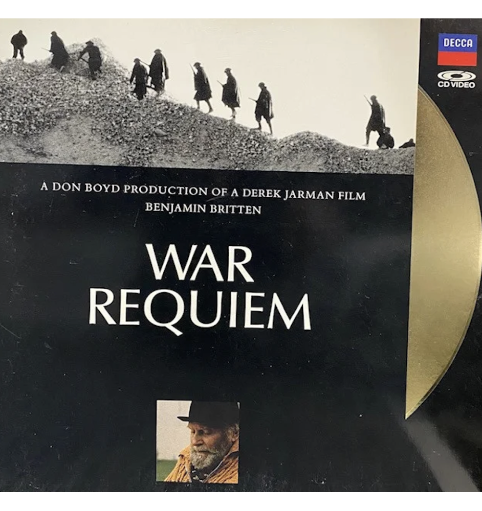 Laserdisc cdv War Requiem Benjamin Britten