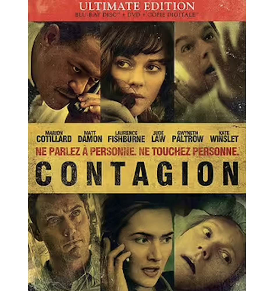 Bluray Contagion Steelbook Ultimate Edition