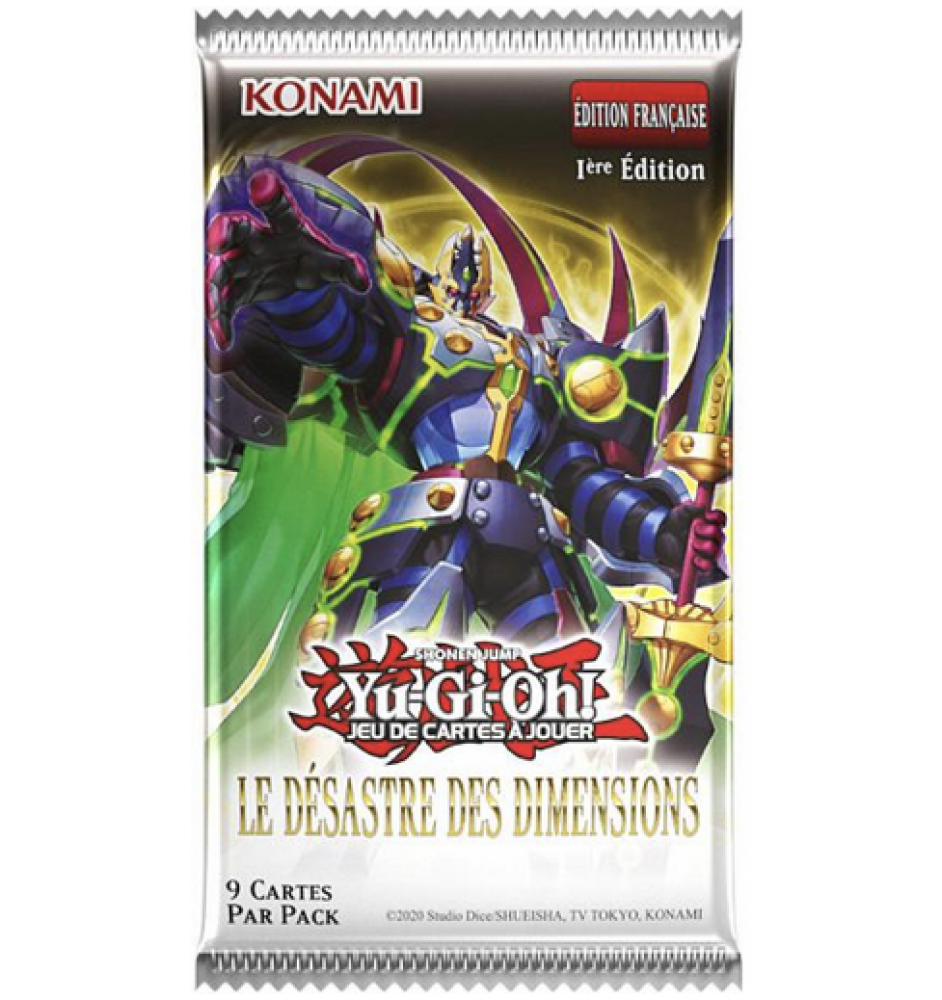 Booster Yu-Gi-Oh Le Désastre Des Dimensions