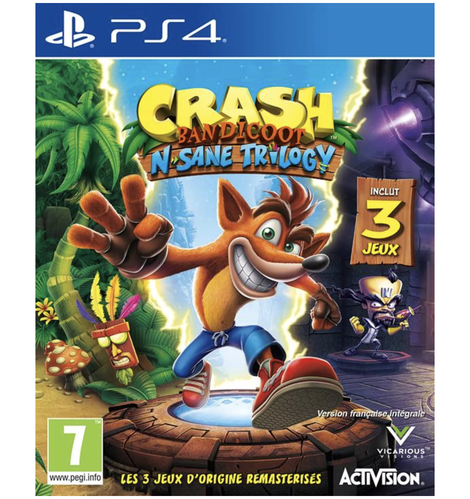 PS4 Crash Bandicoot N'Sane Trilogy