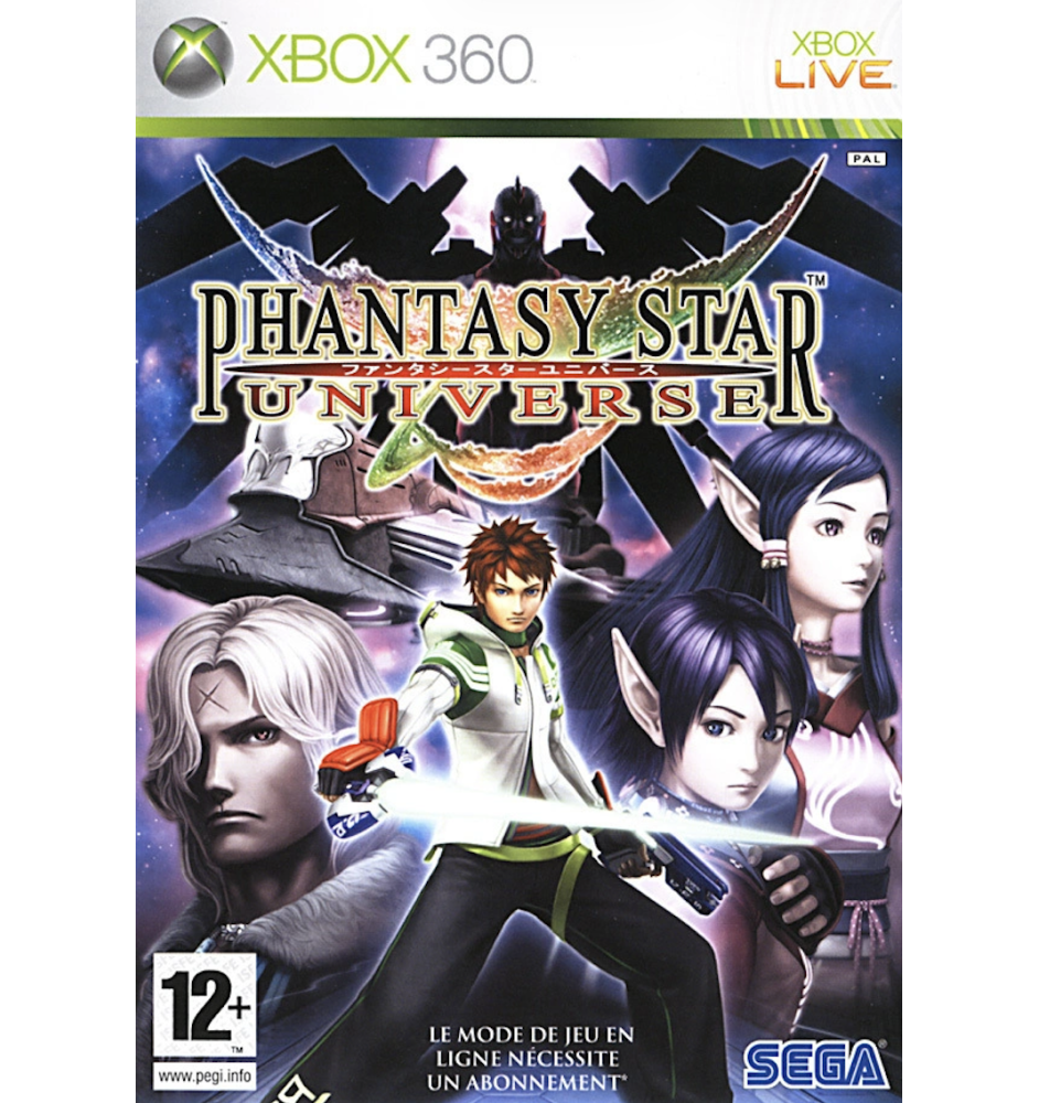 Xbox 360 Phantasy Star Universe Cib