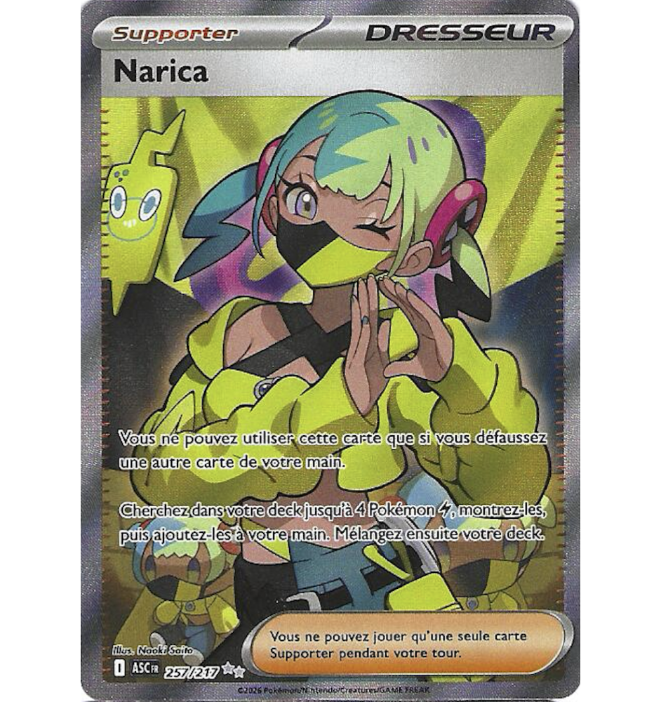 Dresseur Narica 257/217