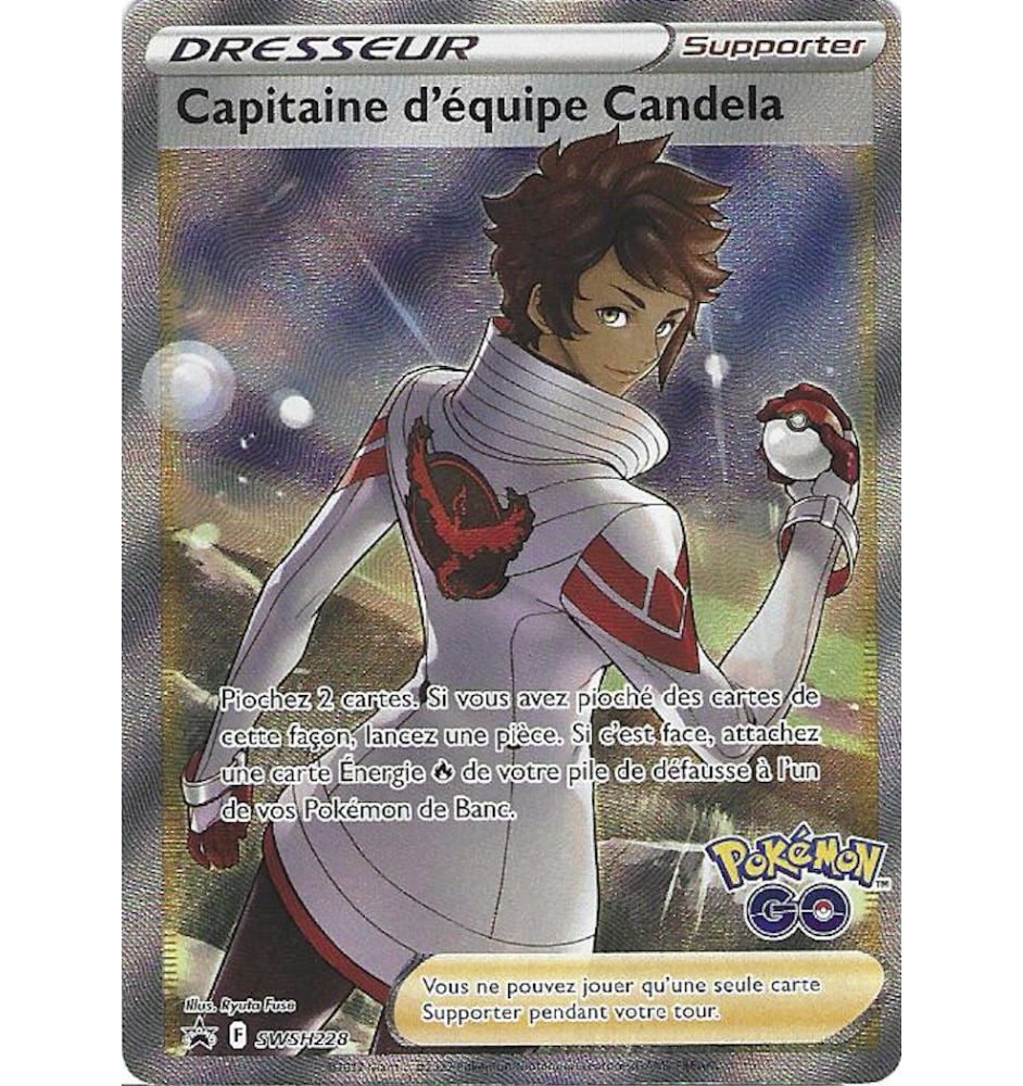 Dresseur Capitaine d'équipe Candela Swsh228 Promo