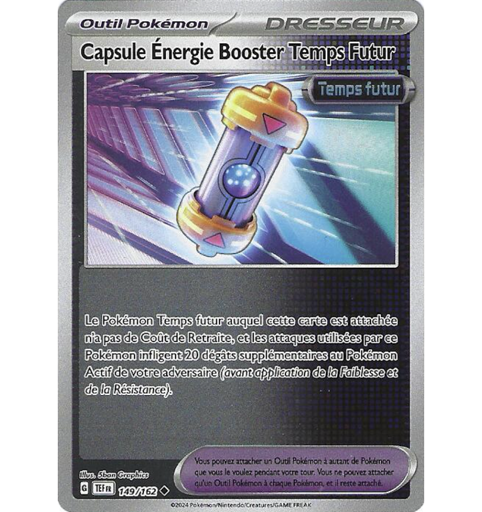 Dresseur Capsules Energie Booster Temps Futur 149/162 Reverse