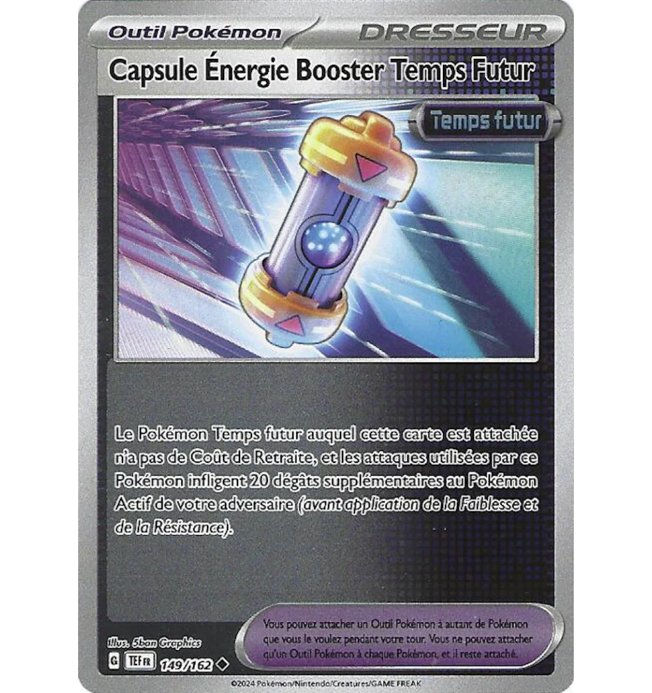 Tamer Energy Booster Capsules Temps Futur 149/162 Reverse