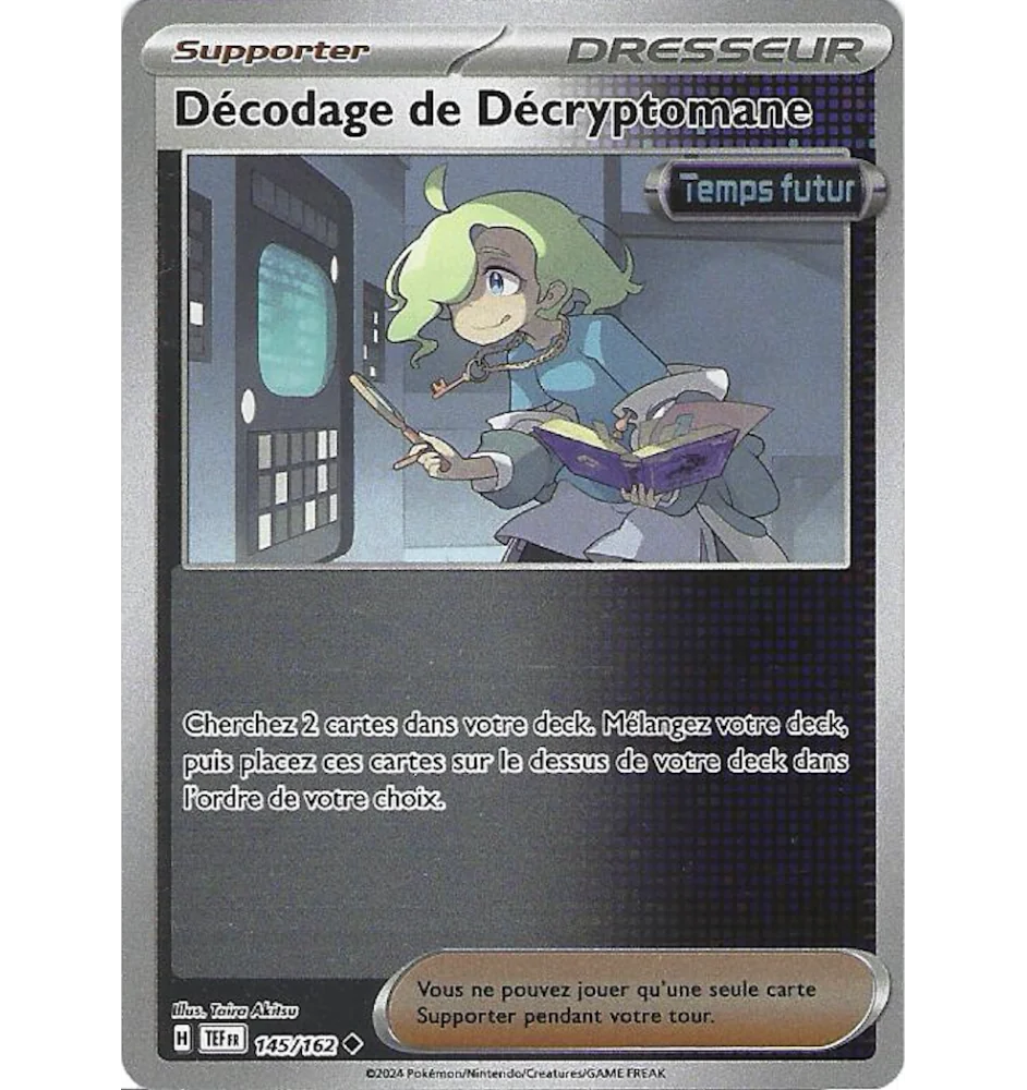 Decryptomane Future Tense Decoder 145/162 Reverse