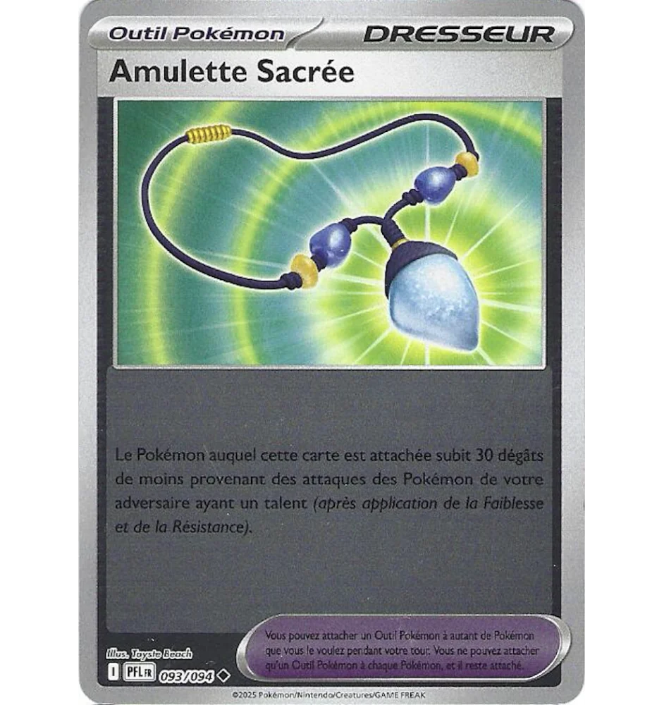 Sacred Amulet Trainer 093/094 Reverse