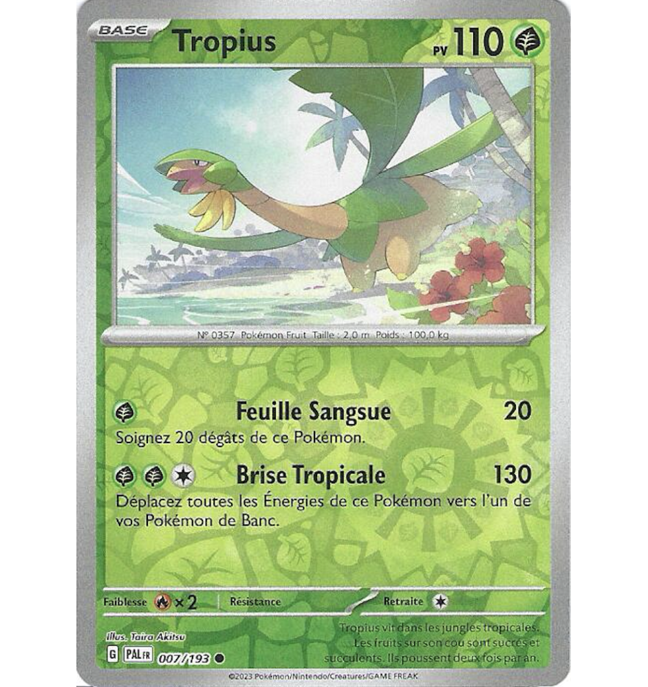 Tropius 007/193 Reverse