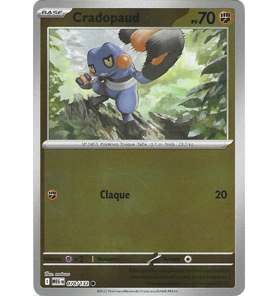 Cradopaud 078/132 Reverse MEG Méga-Evolution