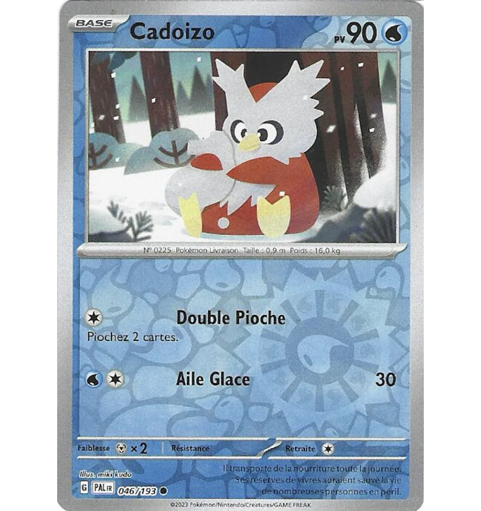 Cadoizo 046/193 Reverse PAL Evolutions à paldéa