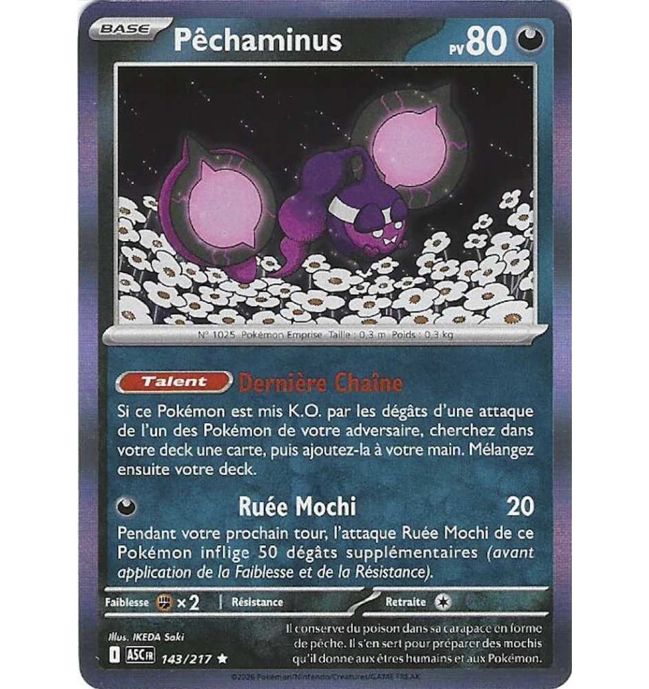 Pechaminus 143/217 Holo ASC Héros Transcendants