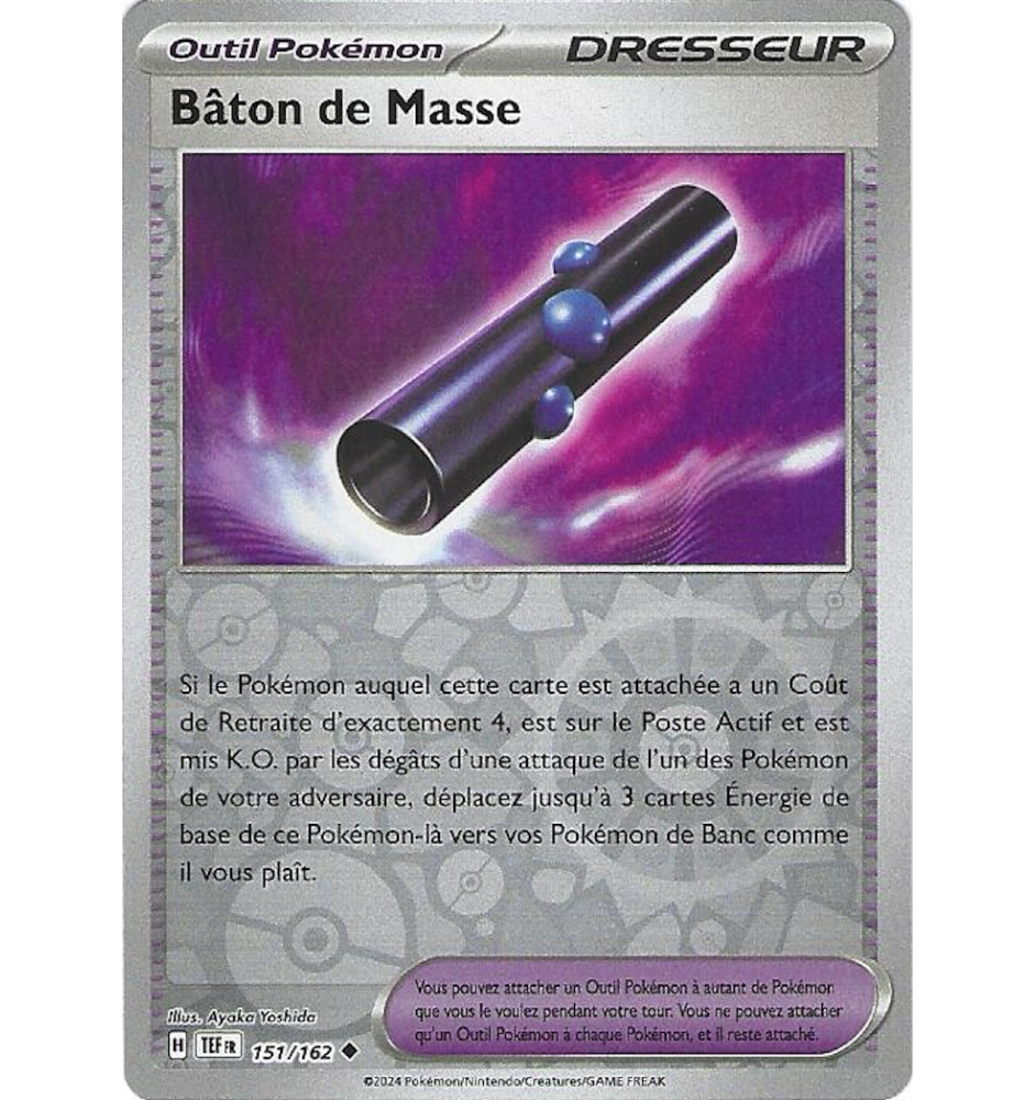 Dresseur Baton de Masse 151/162 Reverse