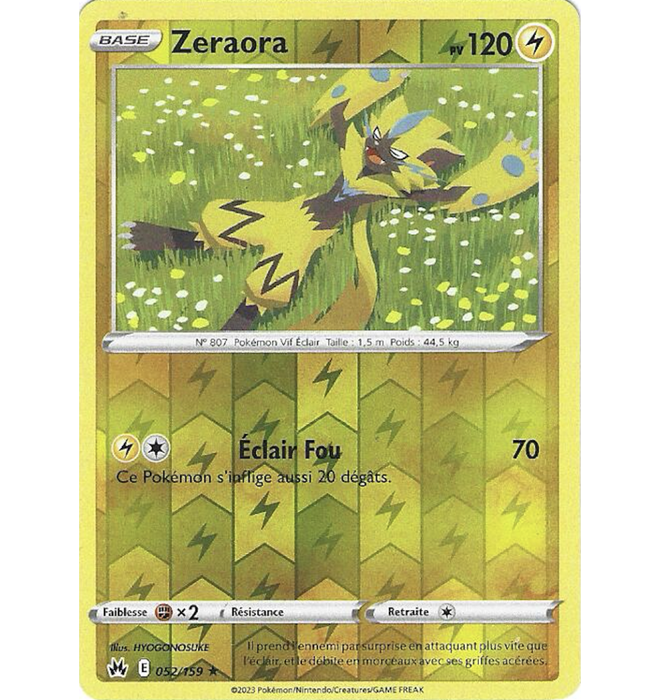 Zeraora 052/159 Reverse