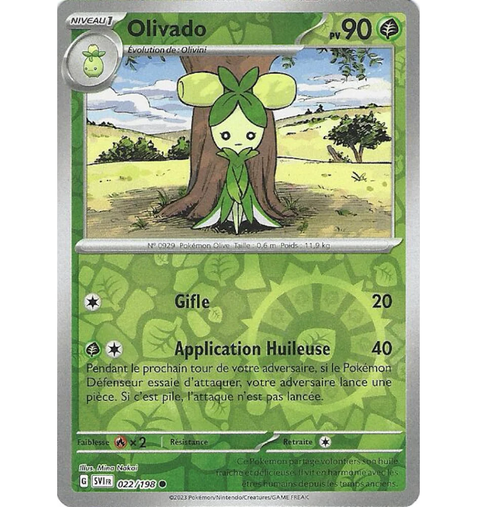 Olivado 022/198 Reverse