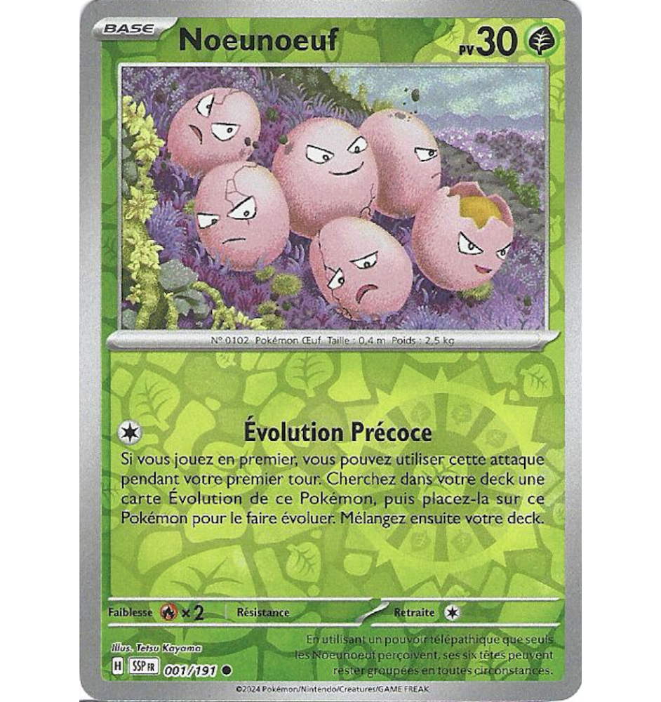 Noeunoeuf 001/191 Reverse