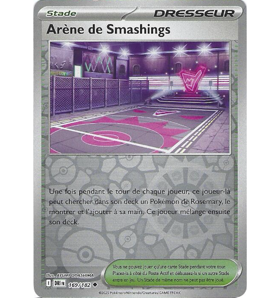 Dresseur Arène De Smashings 169/182 Reverse