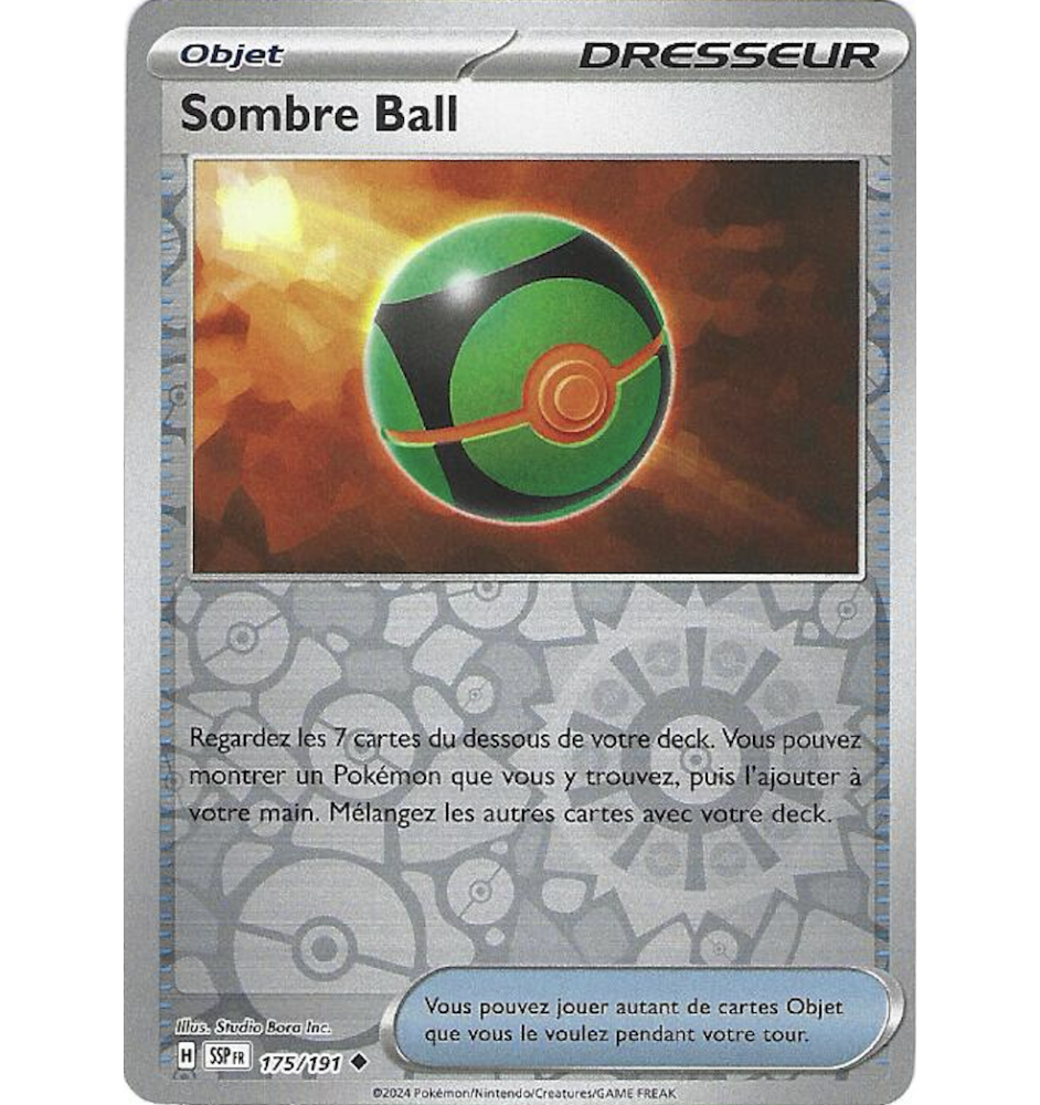 Dresseur Sombre Ball 175/191 Reverse