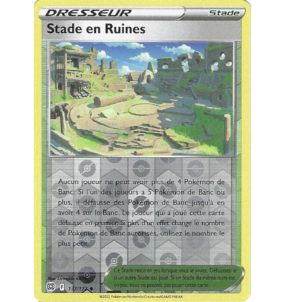 Dresseur Stade En Ruines 137/172 Reverse